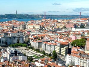 Vista sobre a cidade de Lisboa